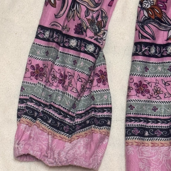 Vintage America Purple Floral Blouse - Picture 6 of 16